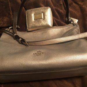 Coach Dual Strap Shoulder Bag w/Wallet